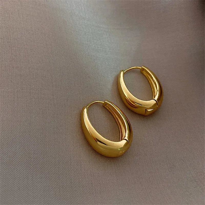 Vintage Hoop Drop Earrings